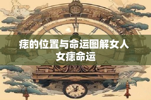 痣的位置与命运图解女人 女痣命运