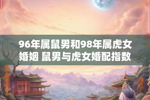 96年属鼠男和98年属虎女婚姻 鼠男与虎女婚配指数