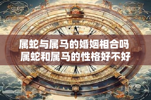 属蛇与属马的婚姻相合吗 属蛇和属马的性格好不好