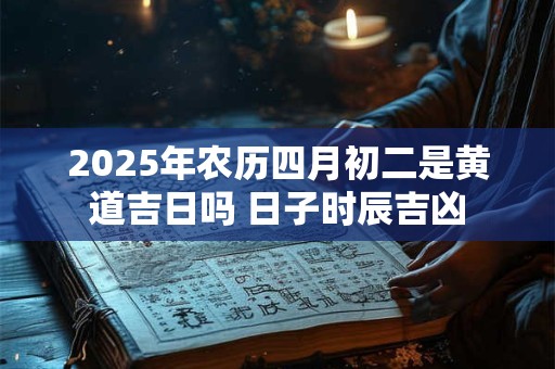 2025年农历四月初二是黄道吉日吗 日子时辰吉凶