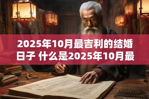 2025年10月最吉利的结婚日子 什么是2025年10月最吉利的结婚日