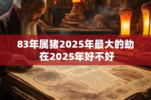 83年属猪2025年最大的劫 在2025年好不好