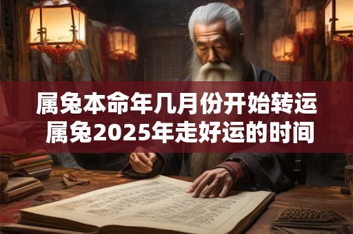 属兔本命年几月份开始转运 属兔2025年走好运的时间