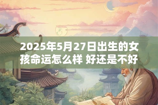 2025年5月27日出生的女孩命运怎么样 好还是不好