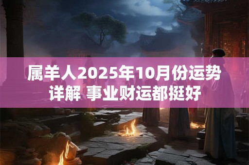 属羊人2025年10月份运势详解 事业财运都挺好