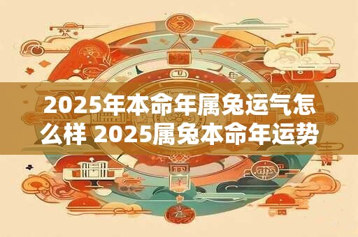 2025年本命年属兔运气怎么样 2025属兔本命年运势如何