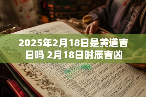 2025年2月18日是黄道吉日吗 2月18日时辰吉凶