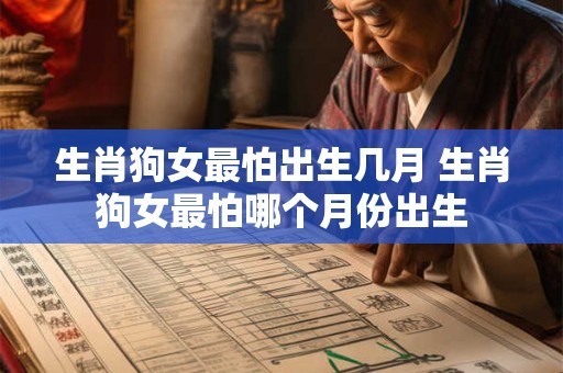 生肖狗女最怕出生几月 生肖狗女最怕哪个月份出生