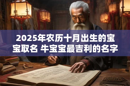 2025年农历十月出生的宝宝取名 牛宝宝最吉利的名字精选