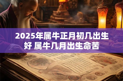 2025年属牛正月初几出生好 属牛几月出生命苦