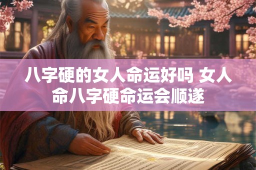 八字硬的女人命运好吗 女人命八字硬命运会顺遂