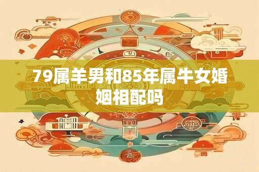 79属羊男和85年属牛女婚姻相配吗