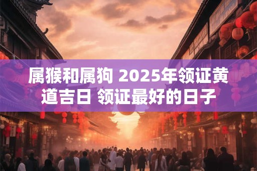 属猴和属狗 2025年领证黄道吉日 领证最好的日子
