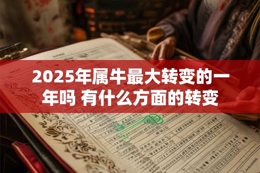 2025年属牛最大转变的一年吗 有什么方面的转变