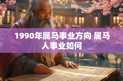 1990年属马事业方向 属马人事业如何