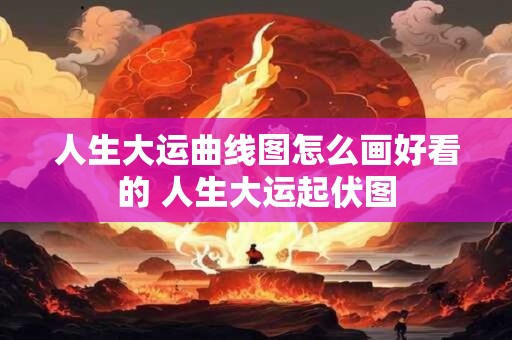 人生大运曲线图怎么画好看的 人生大运起伏图 人生大运曲线图怎么画好看的 人生大运起伏图