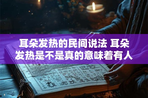 耳朵发热的民间说法 耳朵发热是不是真的意味着有人在谈论你