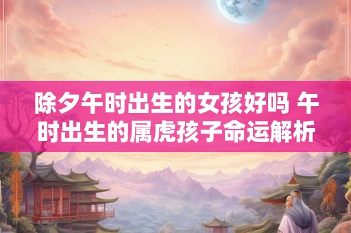 除夕午时出生的女孩好吗 午时出生的属虎孩子命运解析
