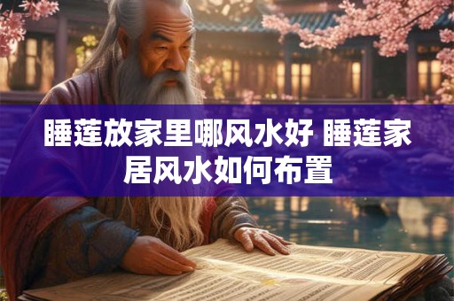 睡莲放家里哪风水好 睡莲家居风水如何布置