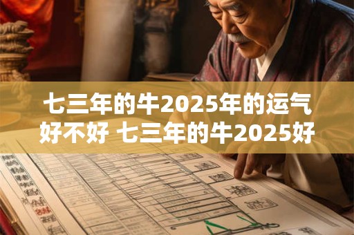 七三年的牛2025年的运气好不好 七三年的牛2025好命吗