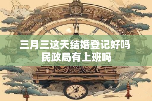 三月三这天结婚登记好吗 民政局有上班吗