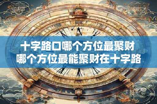 十字路口哪个方位最聚财 哪个方位最能聚财在十字路口