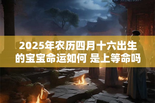 2025年农历四月十六出生的宝宝命运如何 是上等命吗