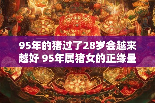 详细阅读:95年的猪过了28岁会越来越好 95年属猪女的正缘呈现年份 95年的猪过了28岁会越来越好 95年属猪女的正缘呈现年份