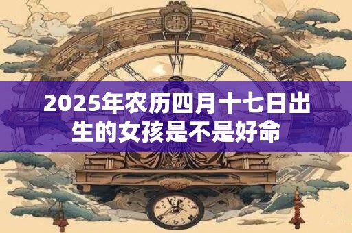 2026年农历四月十七日出生的女孩是不是好命