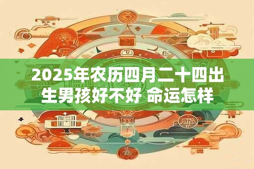 2025年农历四月二十四出生男孩好不好 命运怎样 2025年农历四月二十四出生男孩好不好 命运怎样