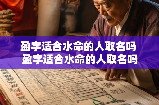盈字适合水命的人取名吗 盈字适合水命的人取名吗