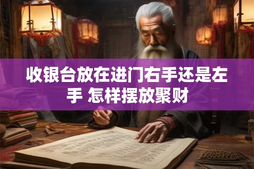 收银台放在进门右手还是左手 怎样摆放聚财