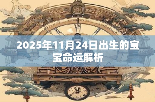 2025年11月24日出生的宝宝命运解析