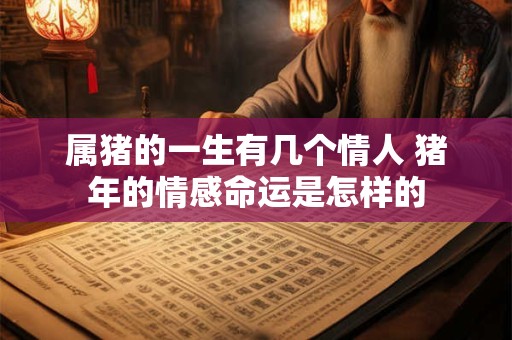 属猪的一生有几个情人 猪年的情感命运是怎样的