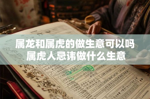 属龙和属虎的做生意可以吗 属虎人忌讳做什么生意