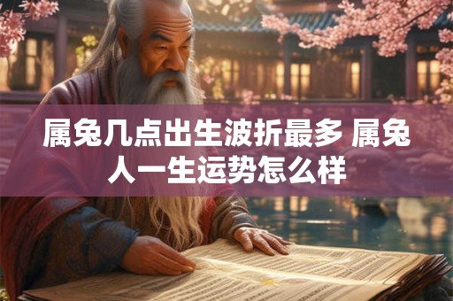 属兔几点出生波折最多 属兔人一生运势怎么样