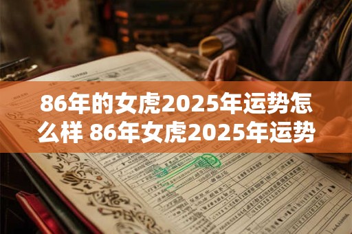 86年的女虎2025年运势怎么样 86年女虎2025年运势如何 86年的女虎2025年运势怎么样 86年女虎2025年运势如何