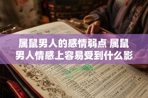 属鼠男人的感情弱点 属鼠男人情感上容易受到什么影响