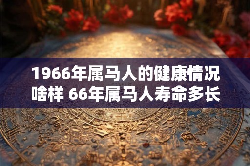 1966年属马人的健康情况啥样 66年属马人寿命多长