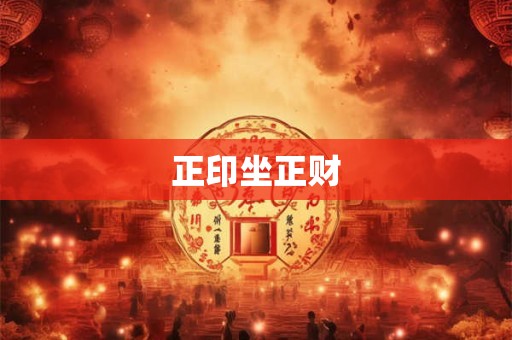 正印坐正财