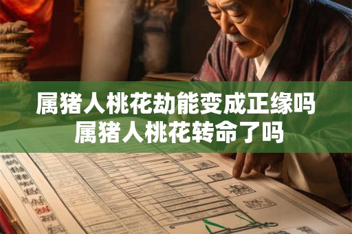 属猪人桃花劫能变成正缘吗 属猪人桃花转命了吗