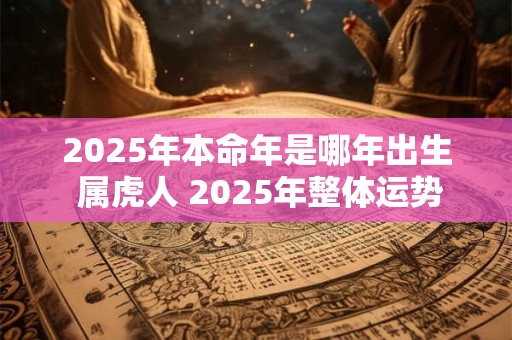 2025年本命年是哪年出生 属虎人 2025年整体运势