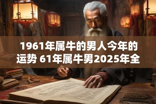 1961年属牛的男人今年的运势 61年属牛男2025年全年运气如何