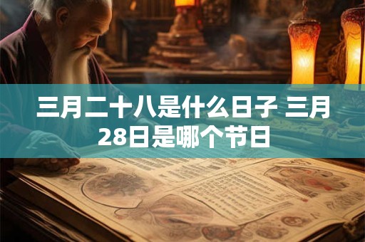 三月二十八是什么日子 三月28日是哪个节日