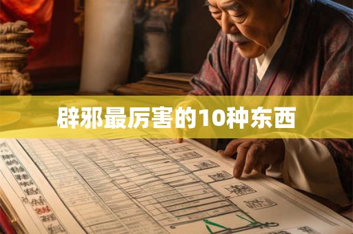 辟邪最厉害的10种东西