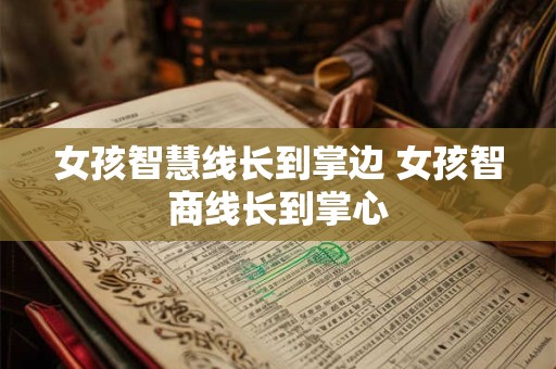 女孩智慧线长到掌边 女孩智商线长到掌心
