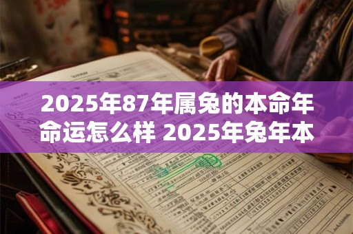 2025年87年属兔的本命年命运怎么样 2025年兔年本命年运势如何