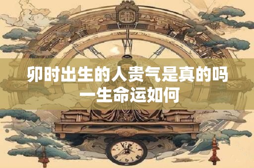 卯时出生的人贵气是真的吗 一生命运如何
