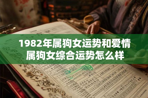 1982年属狗女运势和爱情 属狗女综合运势怎么样