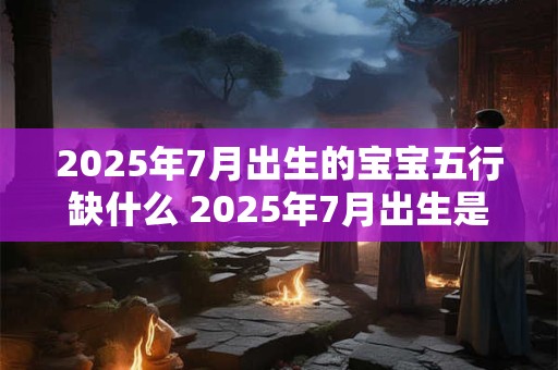 2025年7月出生的宝宝五行缺什么 2025年7月出生是什么命格